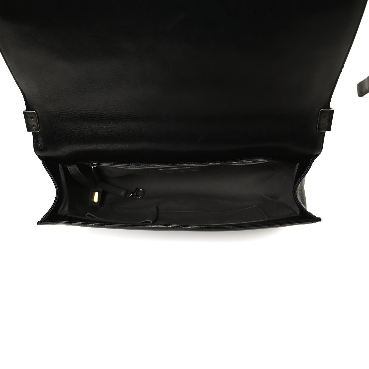 Chanel Lambskin Quilted Large Boy Flap Black 5 of 13