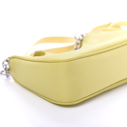 Prada Tessuto Nylon Saffiano Mini Re-Edition 2000 Shoulder Bag Ananas 6 of 10