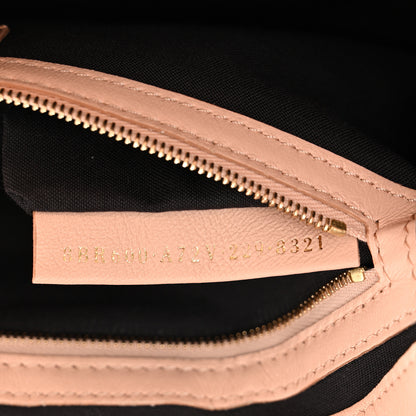 Fendi Nappa FF 1974 Embossed Baguette Baby Pink 7 of 10