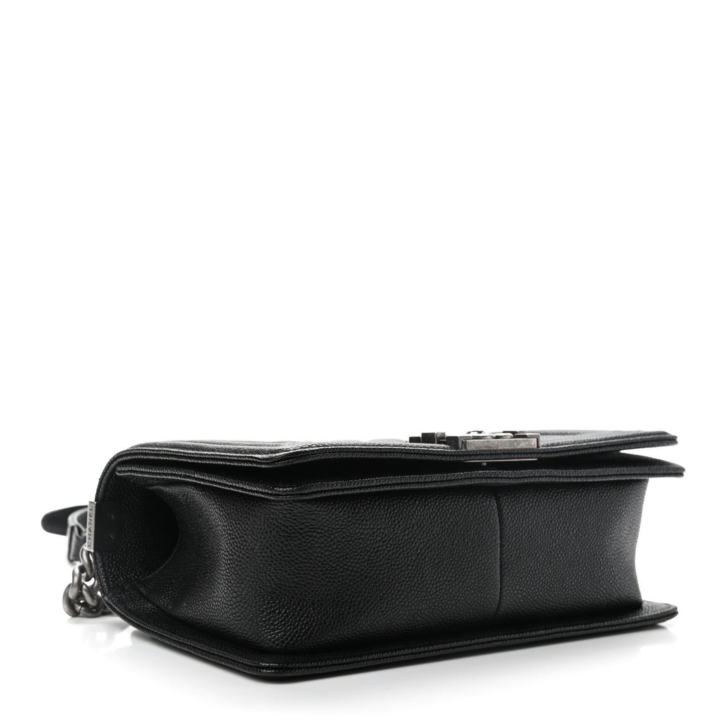 Caviar Quilted Medium Boy Flap Black
