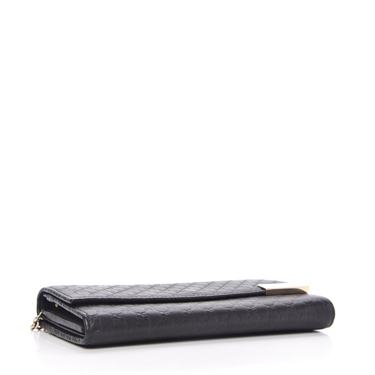 Gucci Soft Microguccissima Dice Chain Wallet Black 4 of 9
