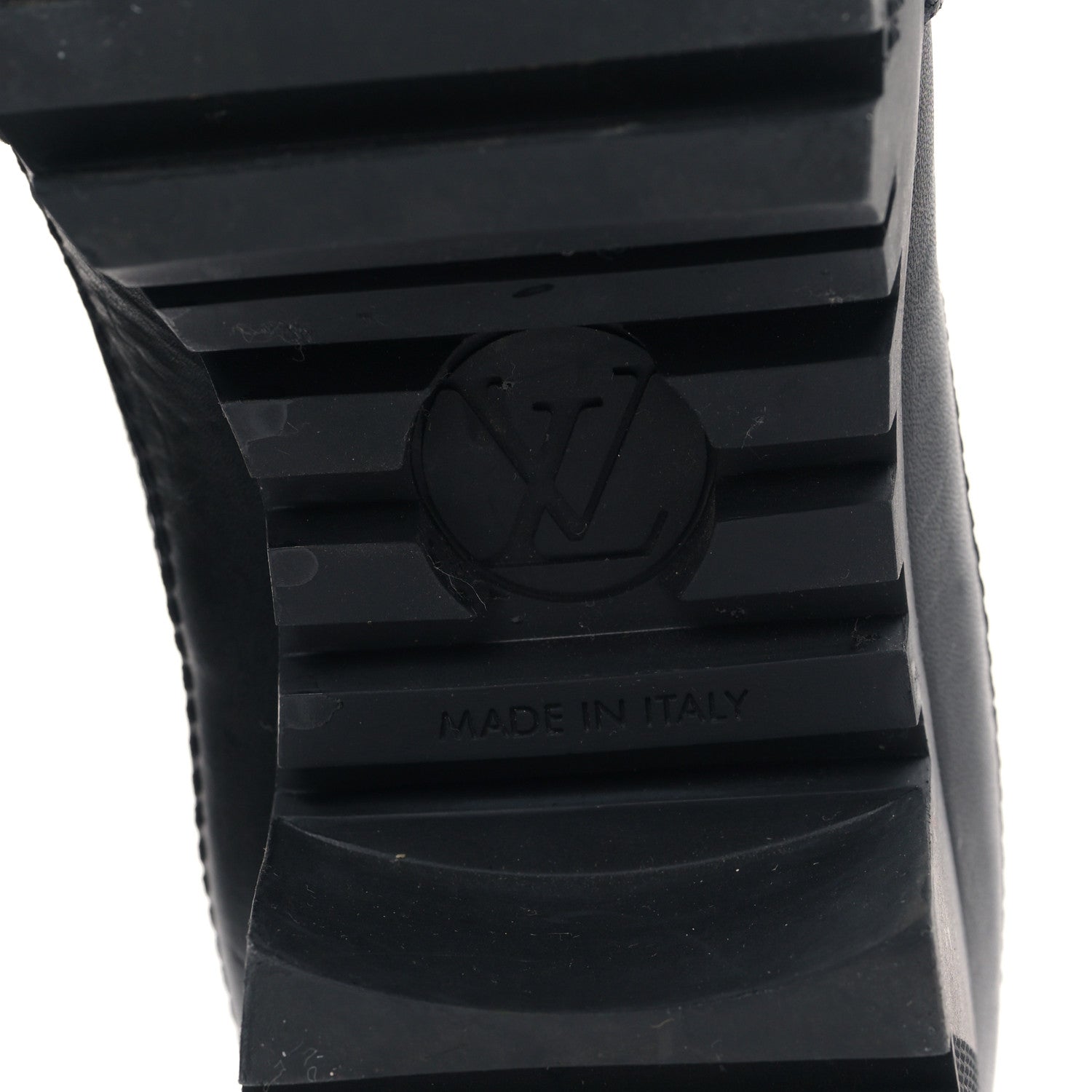 Louis Vuitton Velvet Calfskin Monogram Laureate Platform Desert Boots 39 Black Green 6 of 7