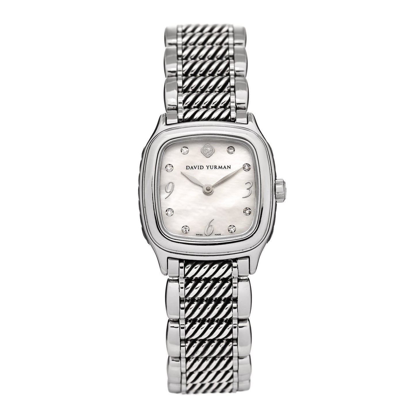 Stainless Steel Diamond Mother of Pearl 25mm Thoroughbred Quartz Watch