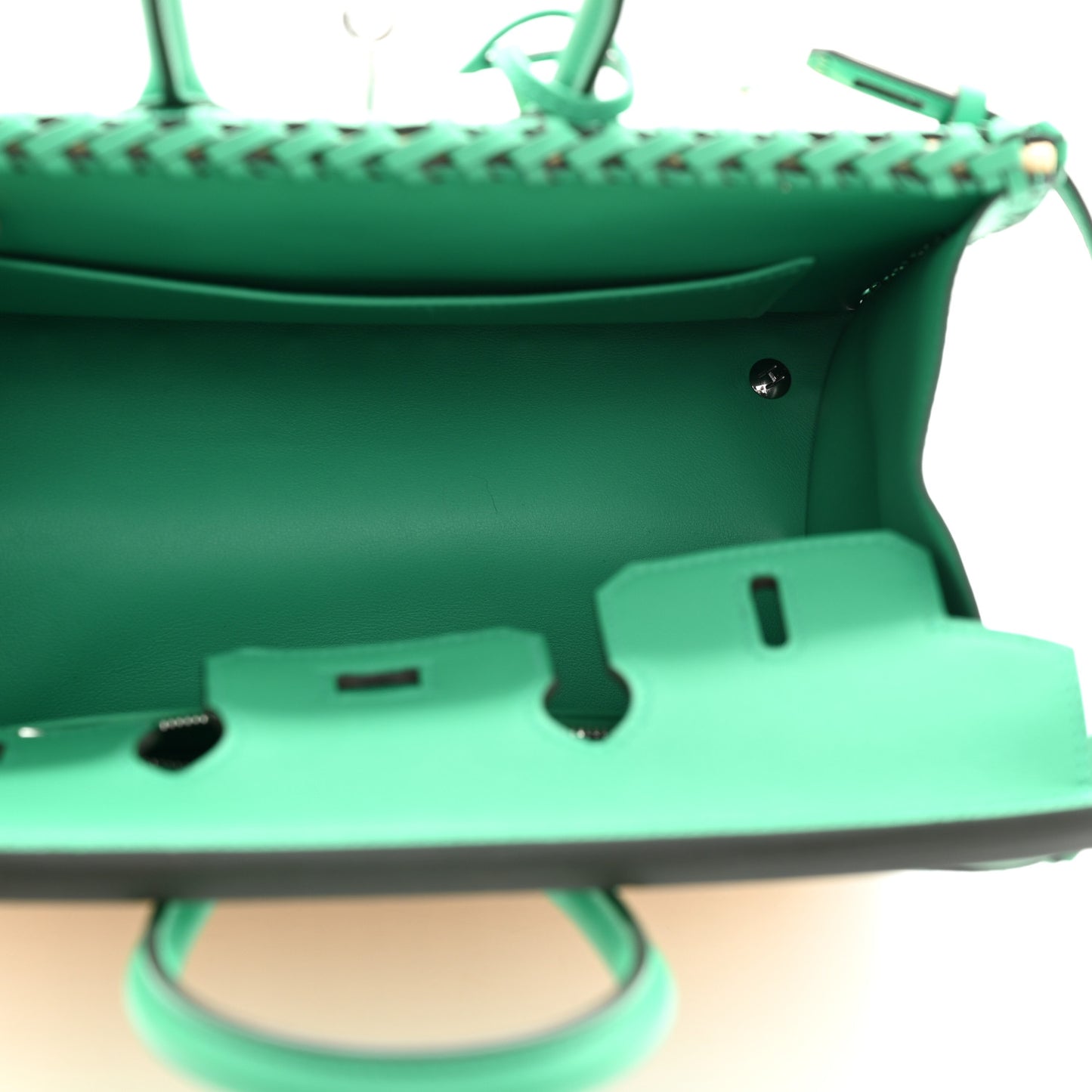 Wicker Swift Picnic Birkin 25 Naturel Menthe