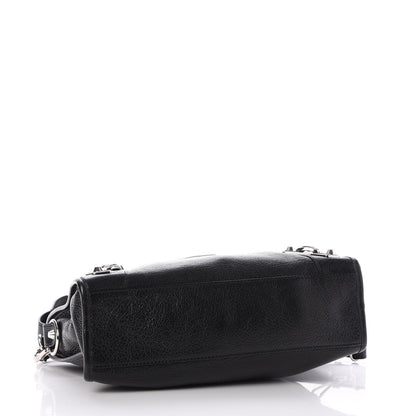 Balenciaga Chevre Silver Metallic Edge Hardware S City Black 4 of 7