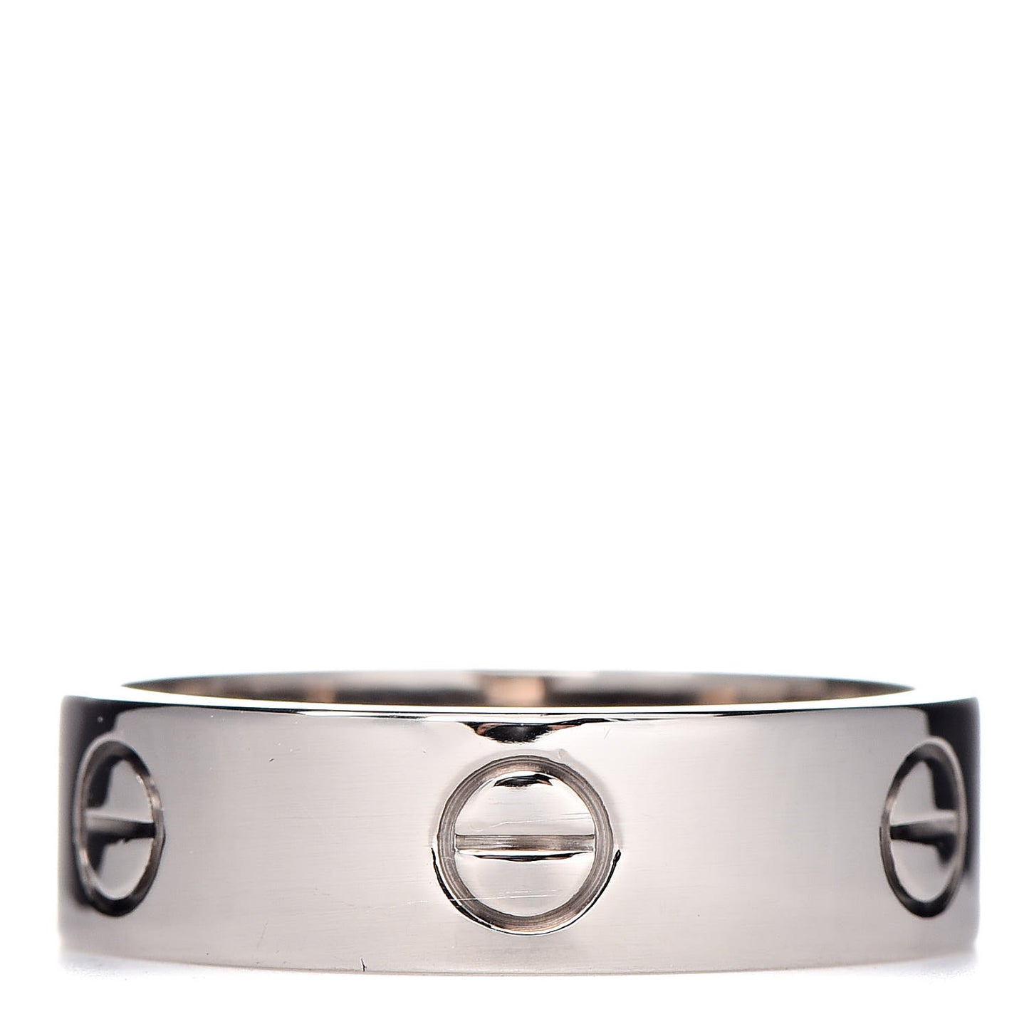 18K White Gold 5.5mm LOVE Ring 59 8.75