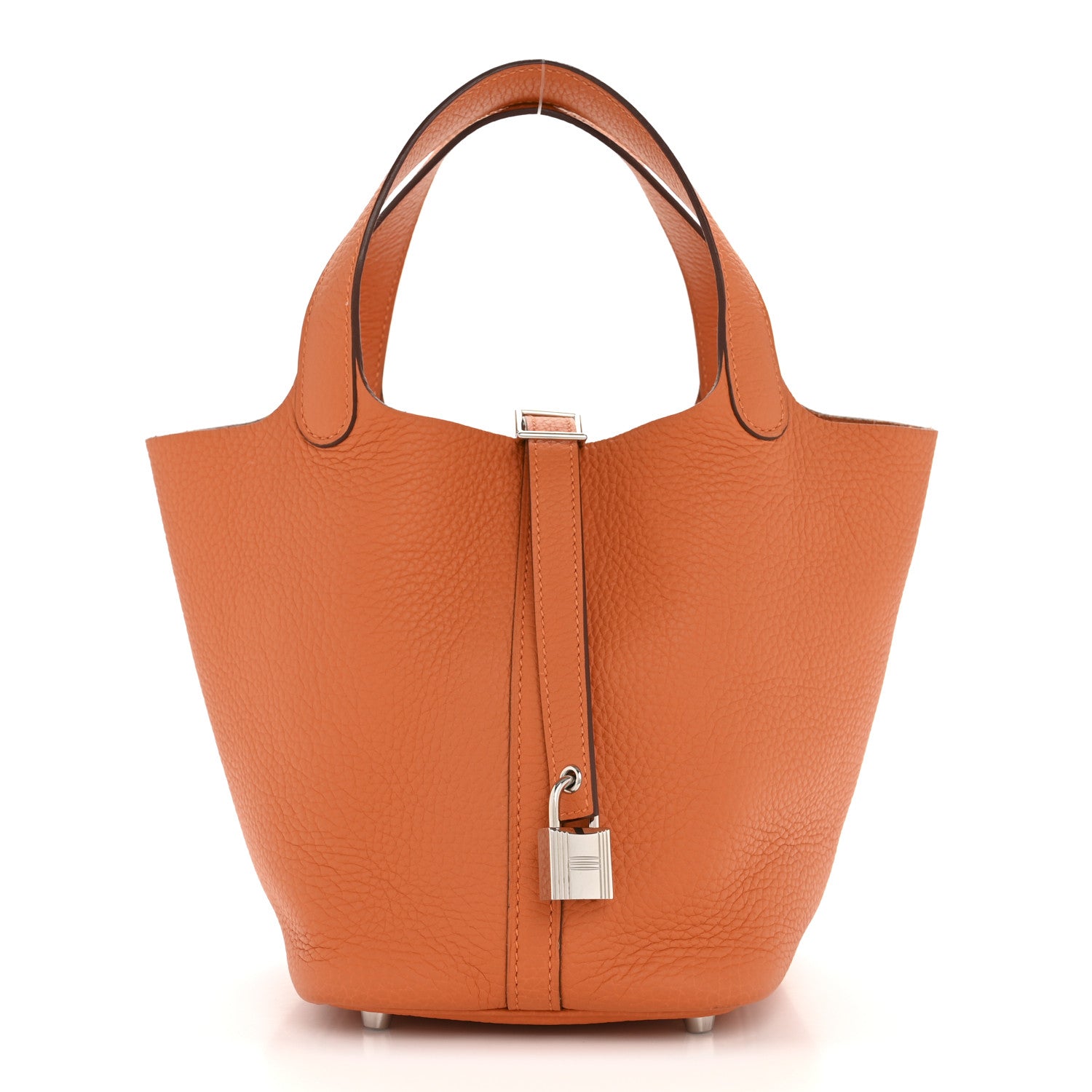 Hermes Taurillon Clemence Picotin Lock 18 PM Orange 1 of 10