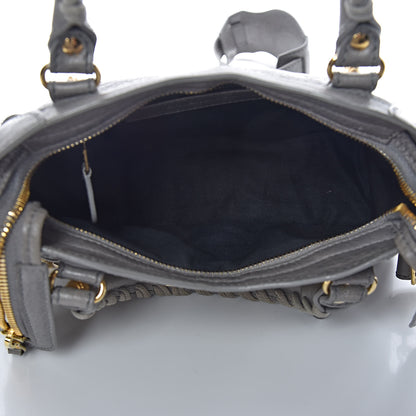 Balenciaga Agneau Giant 12 Gold Hardware Mini City Gris Pyrite 5 of 11