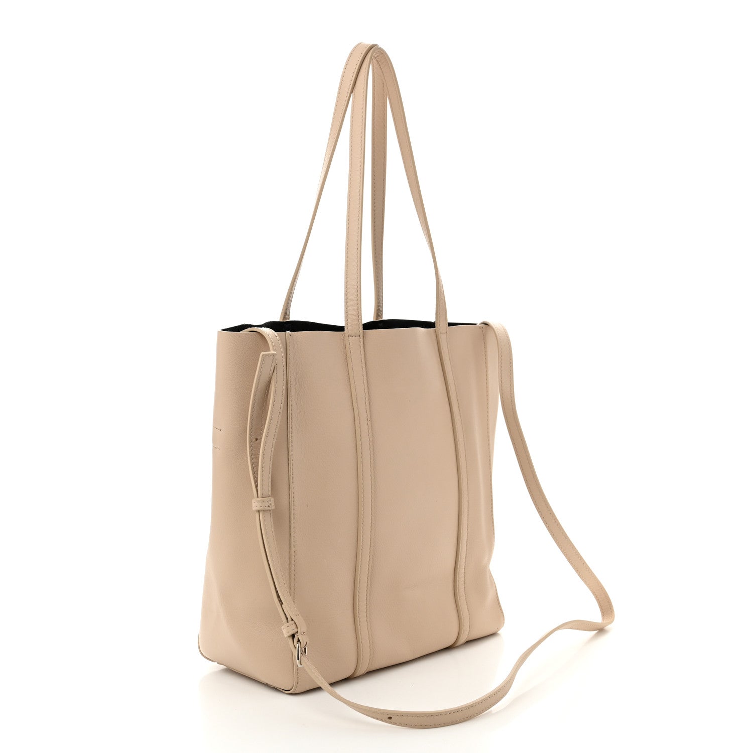 Balenciaga Calfskin XS Everyday Tote Light Beige Black 2 of 9