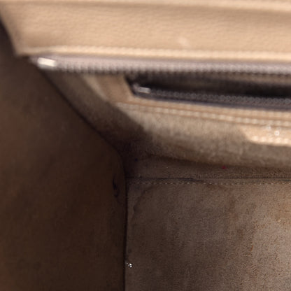 Celine Drummed Calfskin Micro Luggage Dune 9 of 9