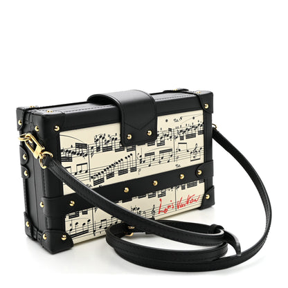 Louis Vuitton Calfskin LV Symphony Petite Malle White Black 3 of 9