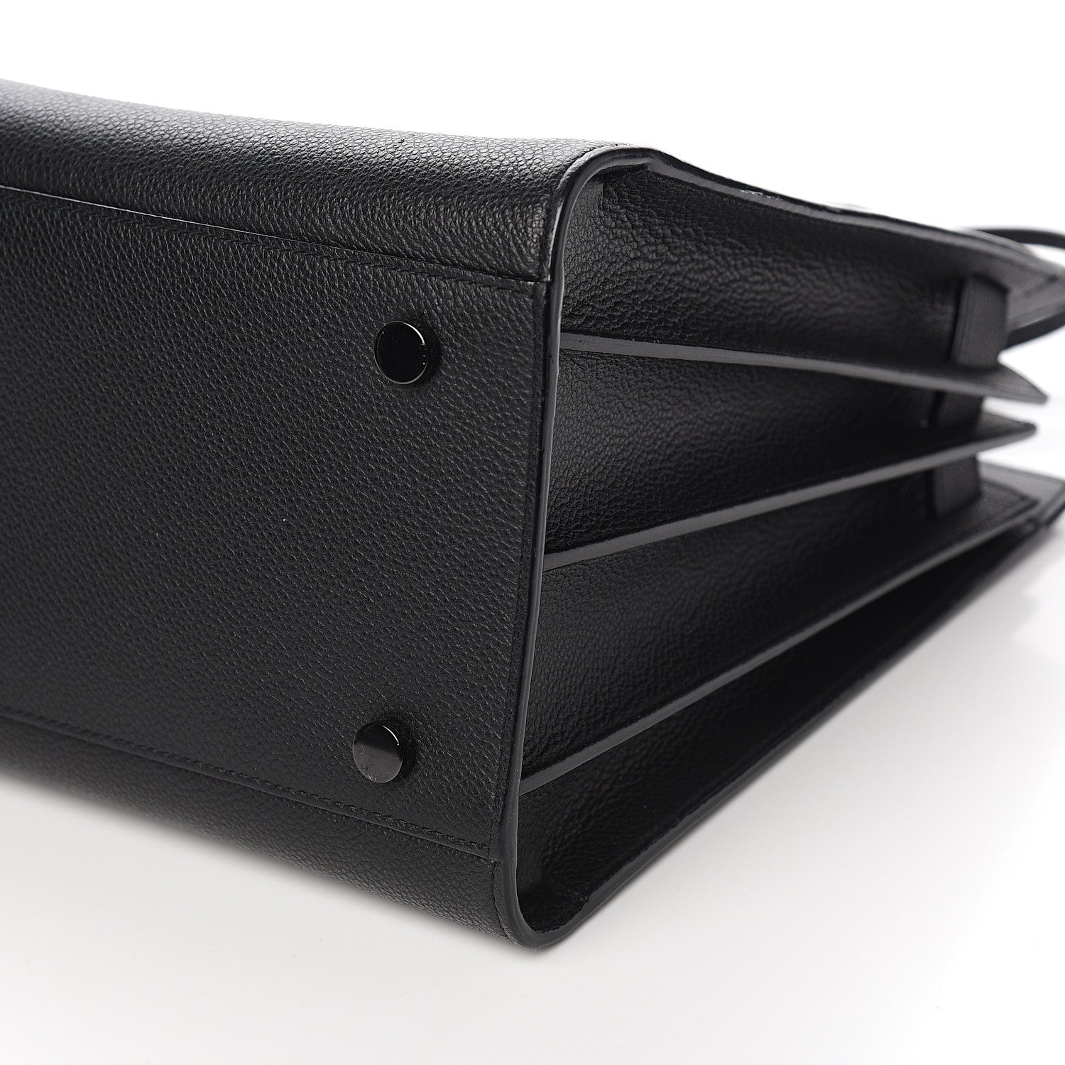 Saint Laurent Grained Calfskin Small Sac De Jour Black 8 of 9