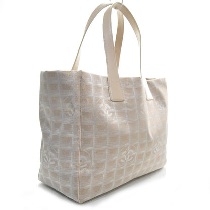 Chanel Nylon Travel Large Tote Beige 2 of 11