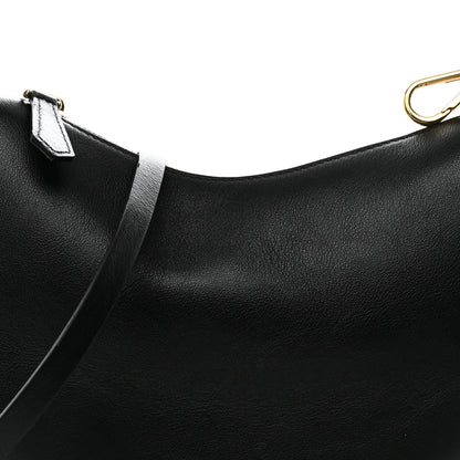 Fendi Vitello Grace Matte Mini Fendigraphy Hobo Bag Black 8 of 11