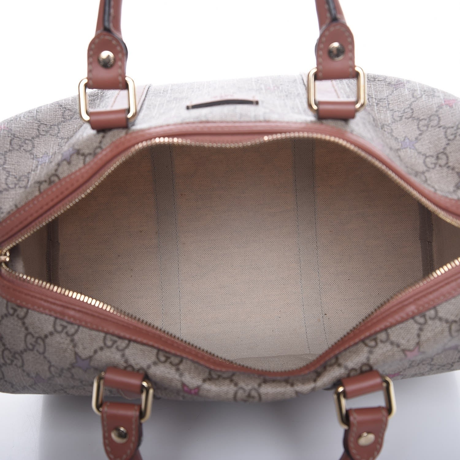 Gucci GG Supreme Stars Medium Joy Boston Pink 5 of 13