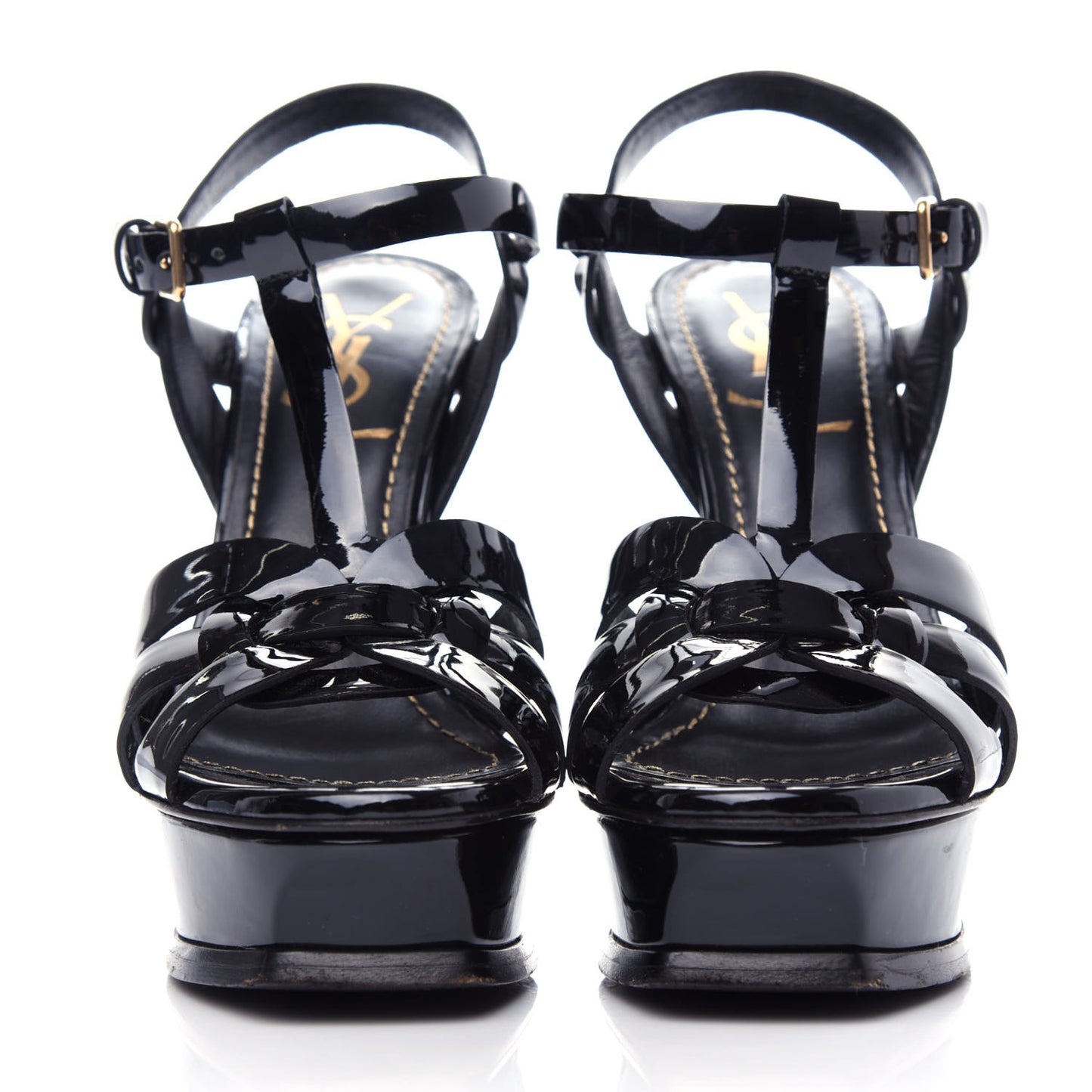 Patent Tribute 105 Platform Sandals 35 Black