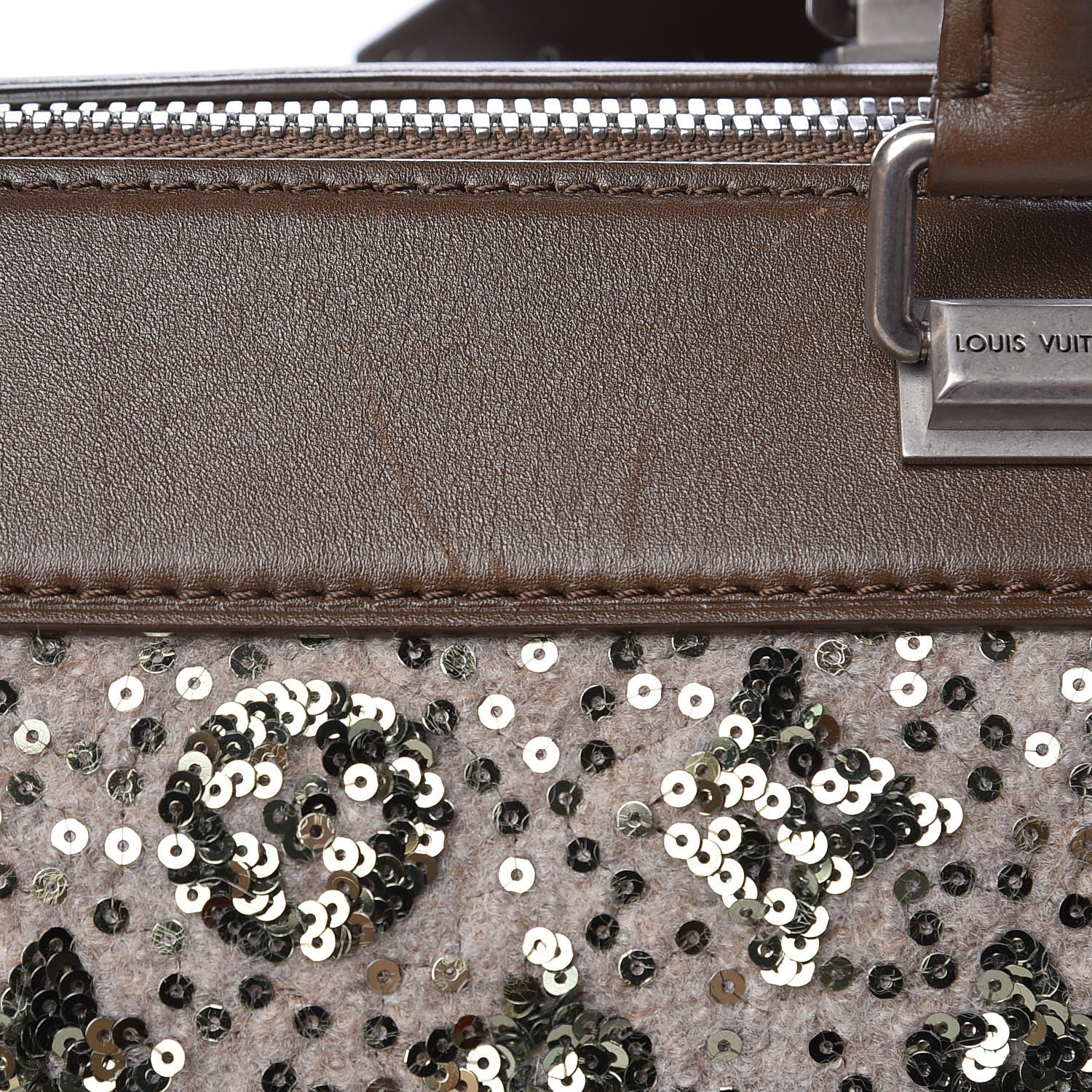 Louis Vuitton Sequin Monogram Sunshine Express Speedy Kaki 16 of 18