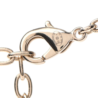 Chanel Pearl Logo Necklace Gold 4 of 4