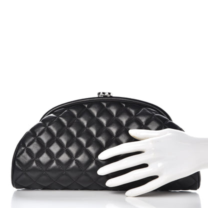 Chanel Lambskin Quilted Timeless Clutch Black 2 of 8