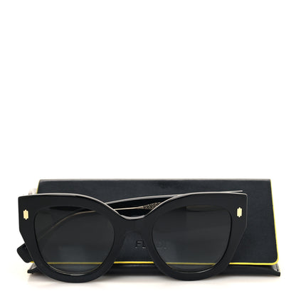 Fendi Acetate Cat Eye Sunglasses FF0435/S Black 7 of 7