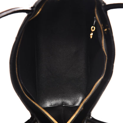 Chanel Patent Quilted Medallion Tote Black 19 of 29