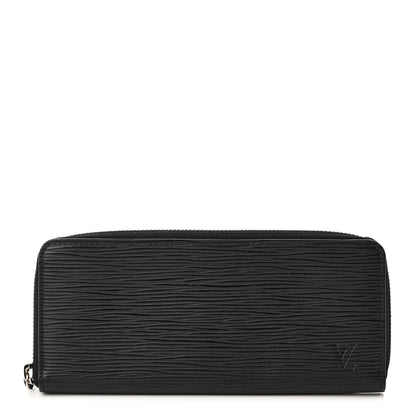 Louis Vuitton Epi Clemence Wallet Black 1 of 7