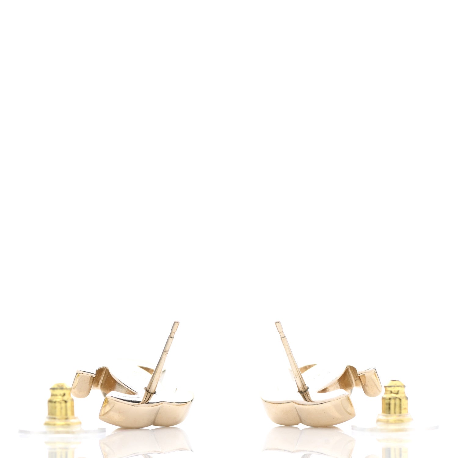 Chanel Metal CC Turnlock Earrings Gold 3 of 5