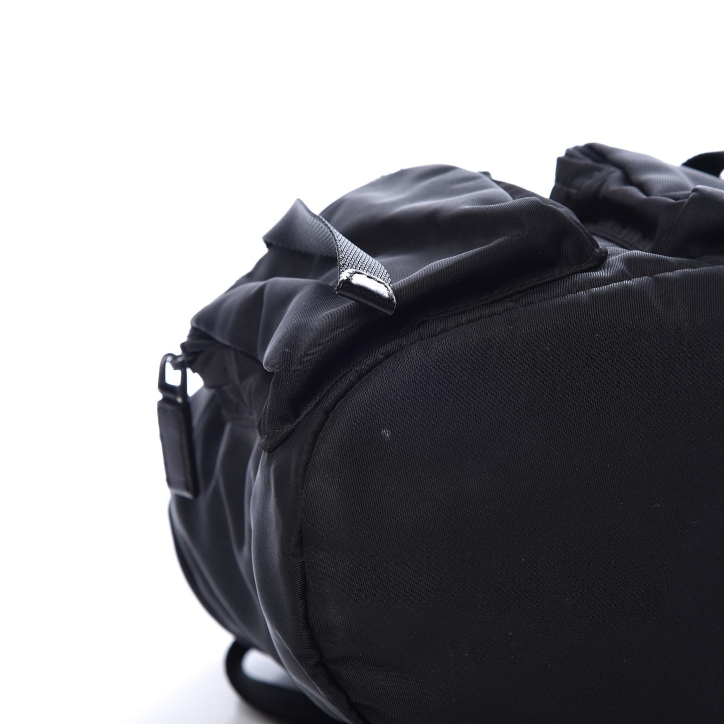 Tessuto Nylon Double Buckle Backpack Black