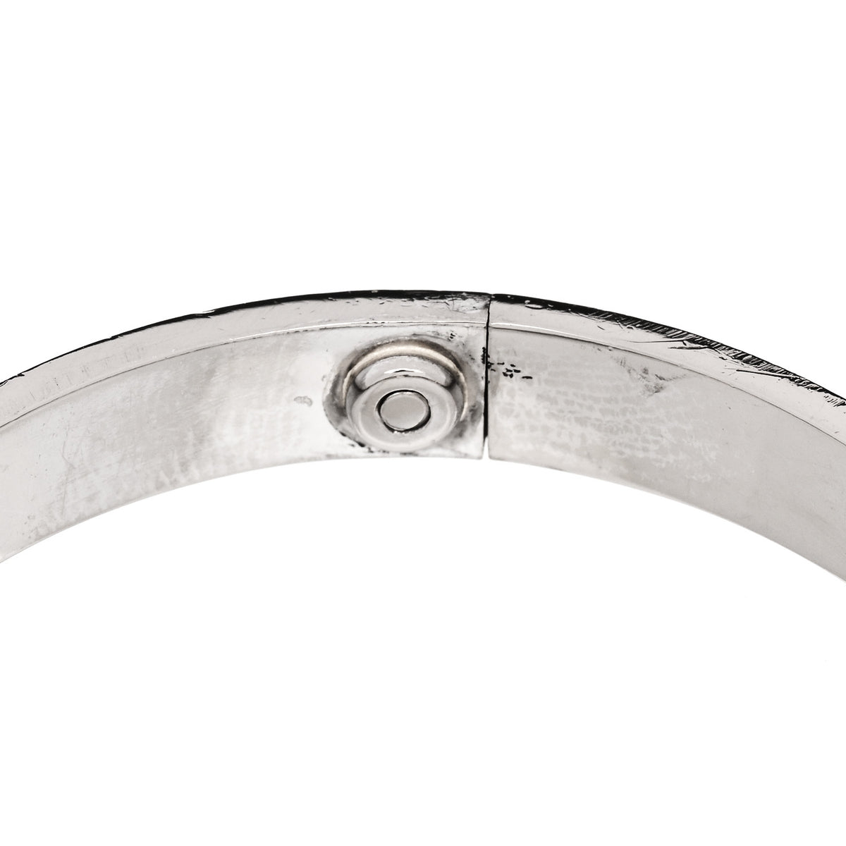 18K White Gold LOVE Bracelet 17