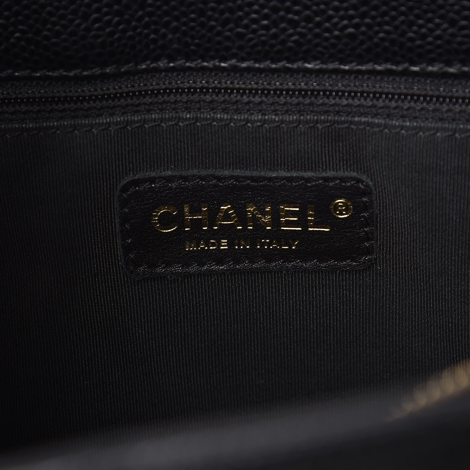 Chanel Caviar Quilted Grand Shopping Tote GST Black 6 of 7