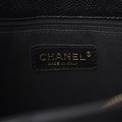 Chanel Caviar Quilted Grand Shopping Tote GST Black 6 of 7