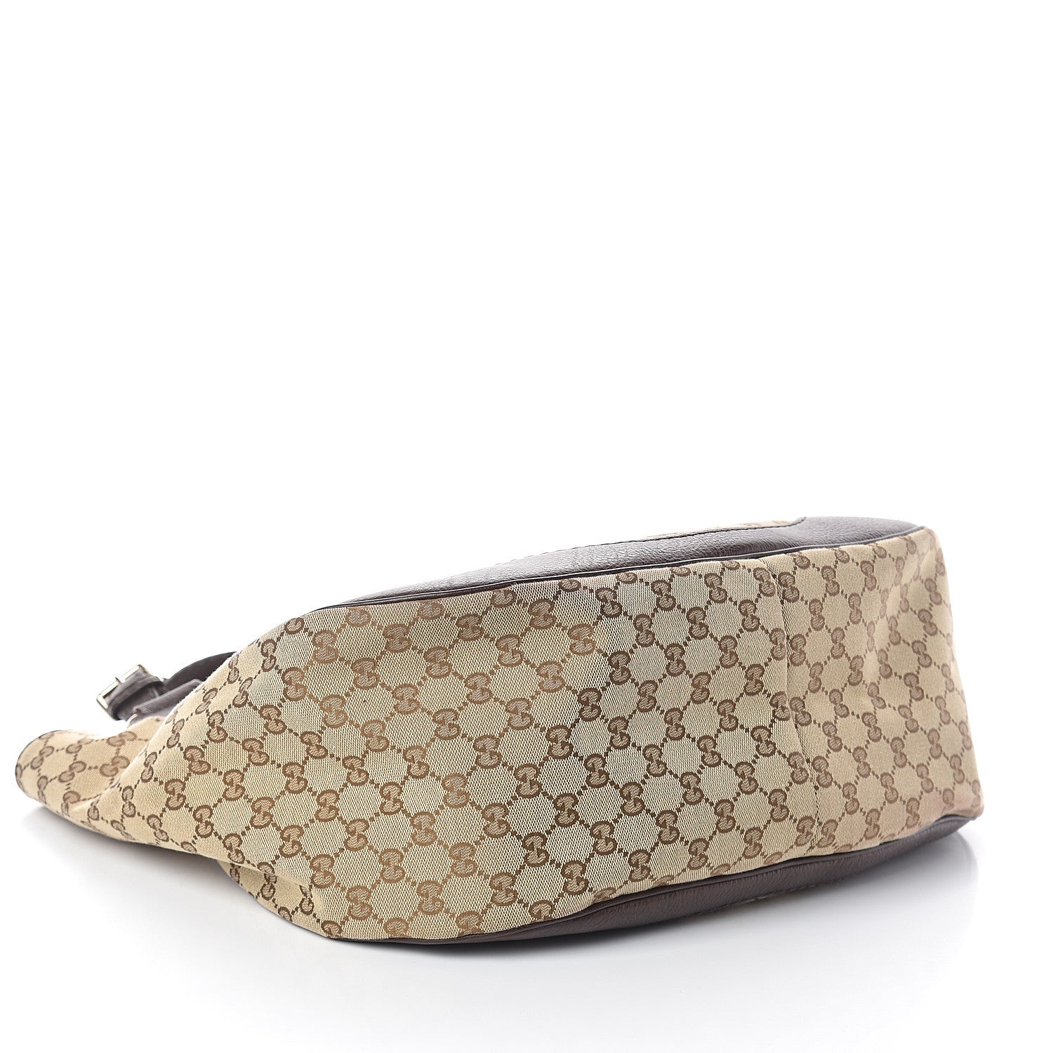 Gucci Monogram Medium Charlotte Hobo Brown 3 of 8