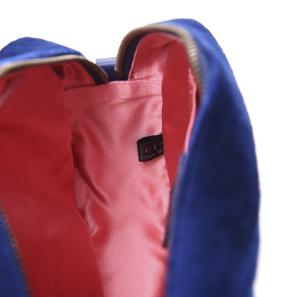 Gucci Velvet Matelasse Small GG Marmont Chain Shoulder Bag Cobalt 8 of 10