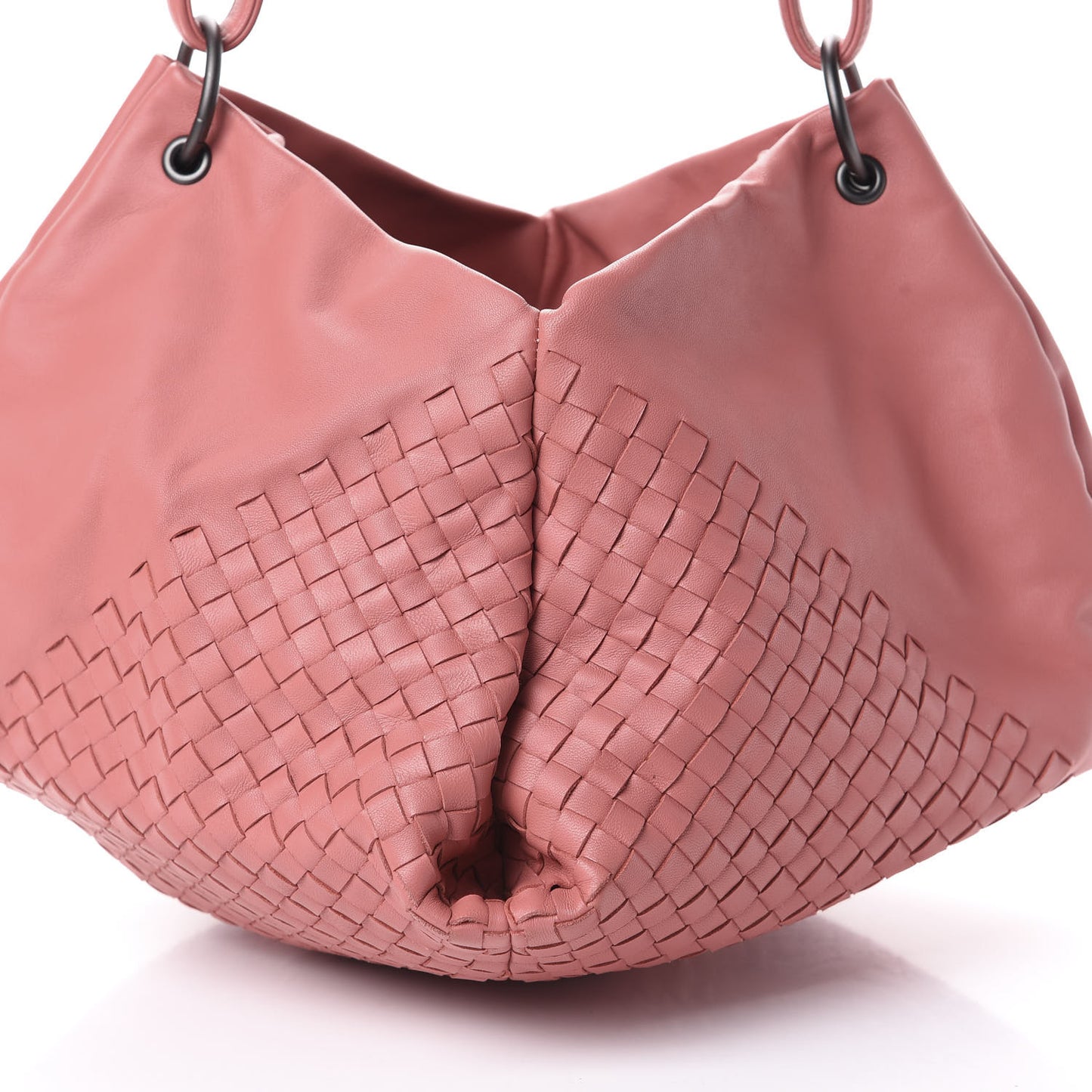 Nappa Intrecciato Aquilone Fortune Cookie Hobo Quarzo