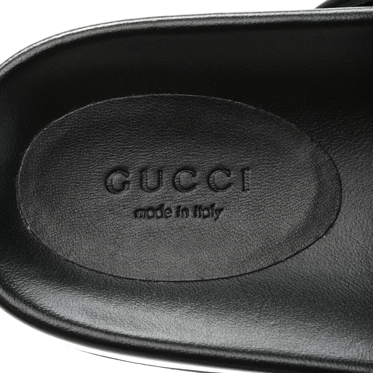 Gucci Jakarta Calfskin Womens Horsebit Slippers 41 Black 7 of 9