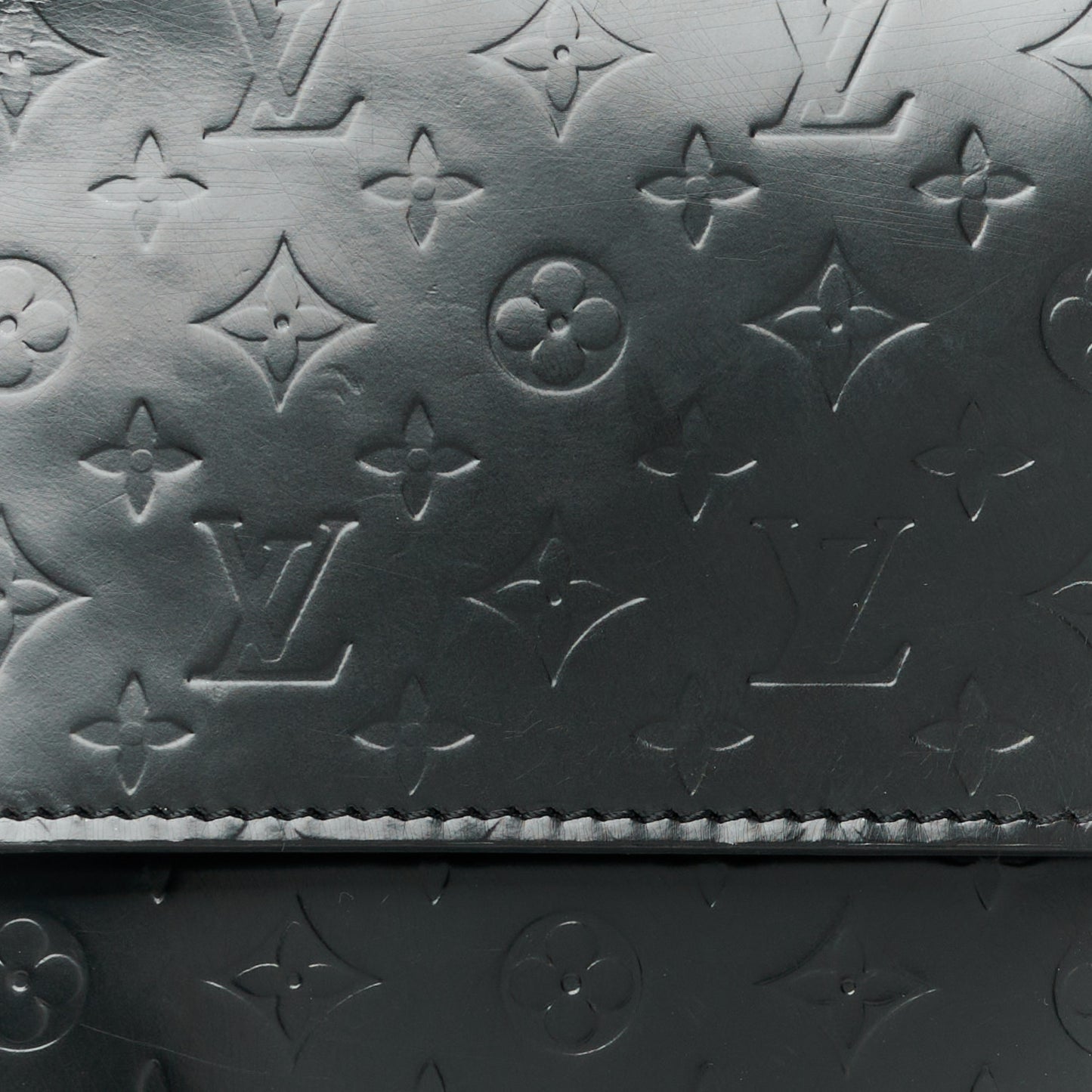 Monogram Glace Anouchka Pochette MM Black