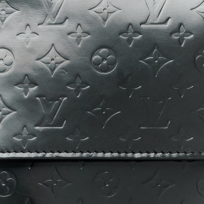 Louis Vuitton Monogram Glace Anouchka Pochette MM Black 15 of 15