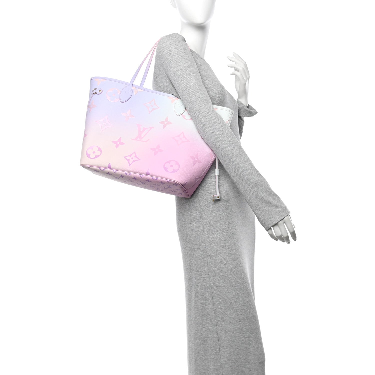 Louis Vuitton Monogram Giant Spring In The City Neverfull MM Sunrise Pastel 2 of 13