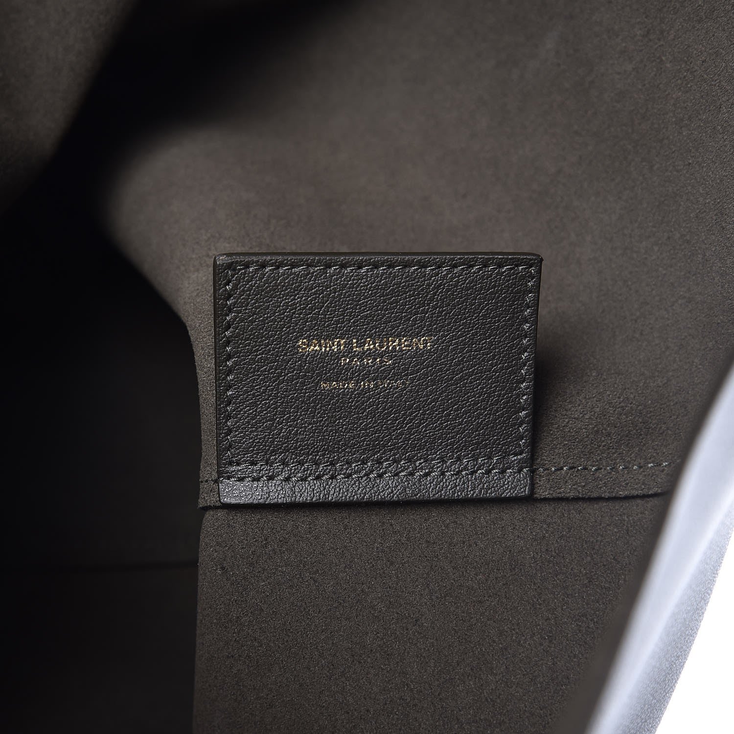 Saint Laurent Calfskin Large Shopping Tote Earth 7 of 11