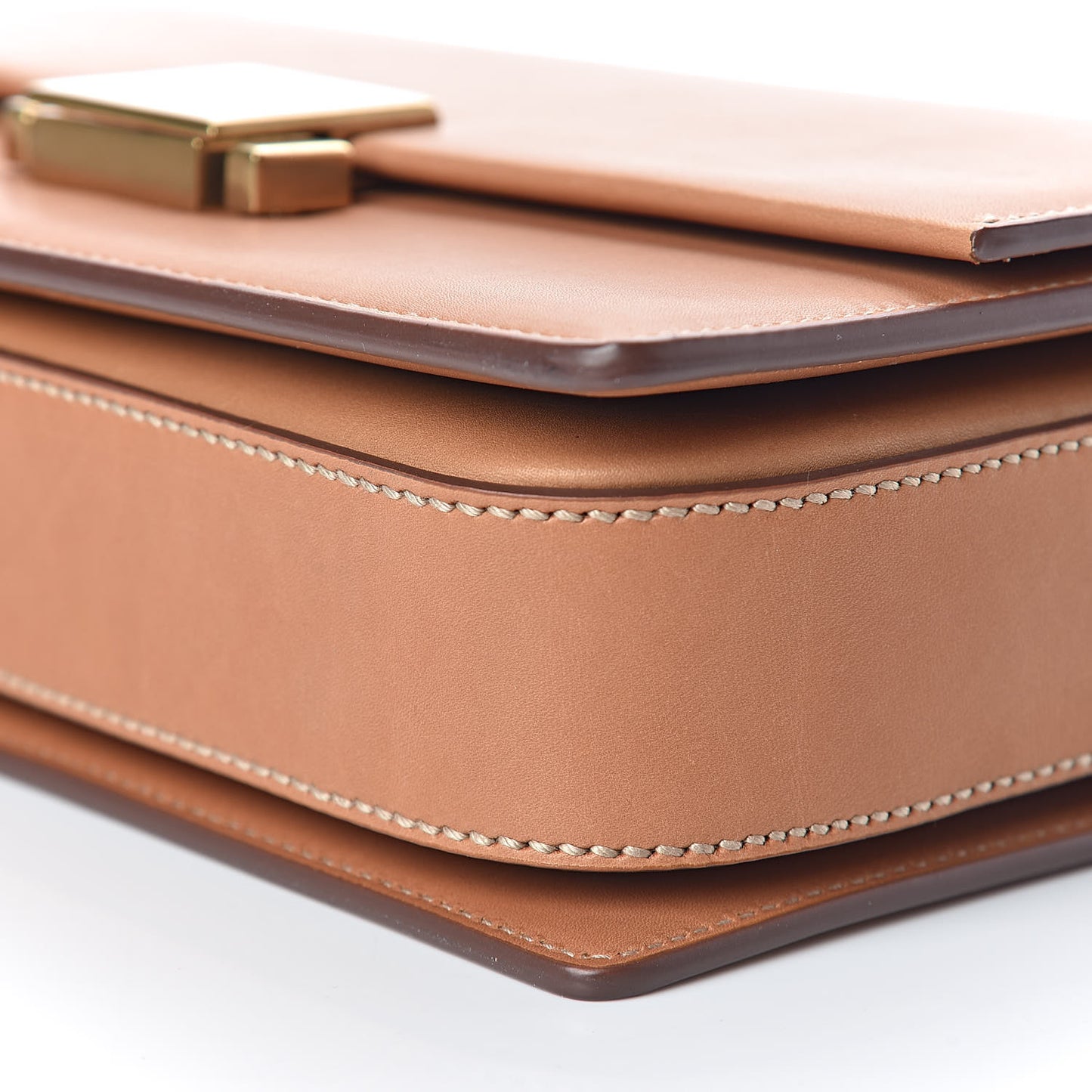 Calfskin Medium Bellechasse Satchel Brown