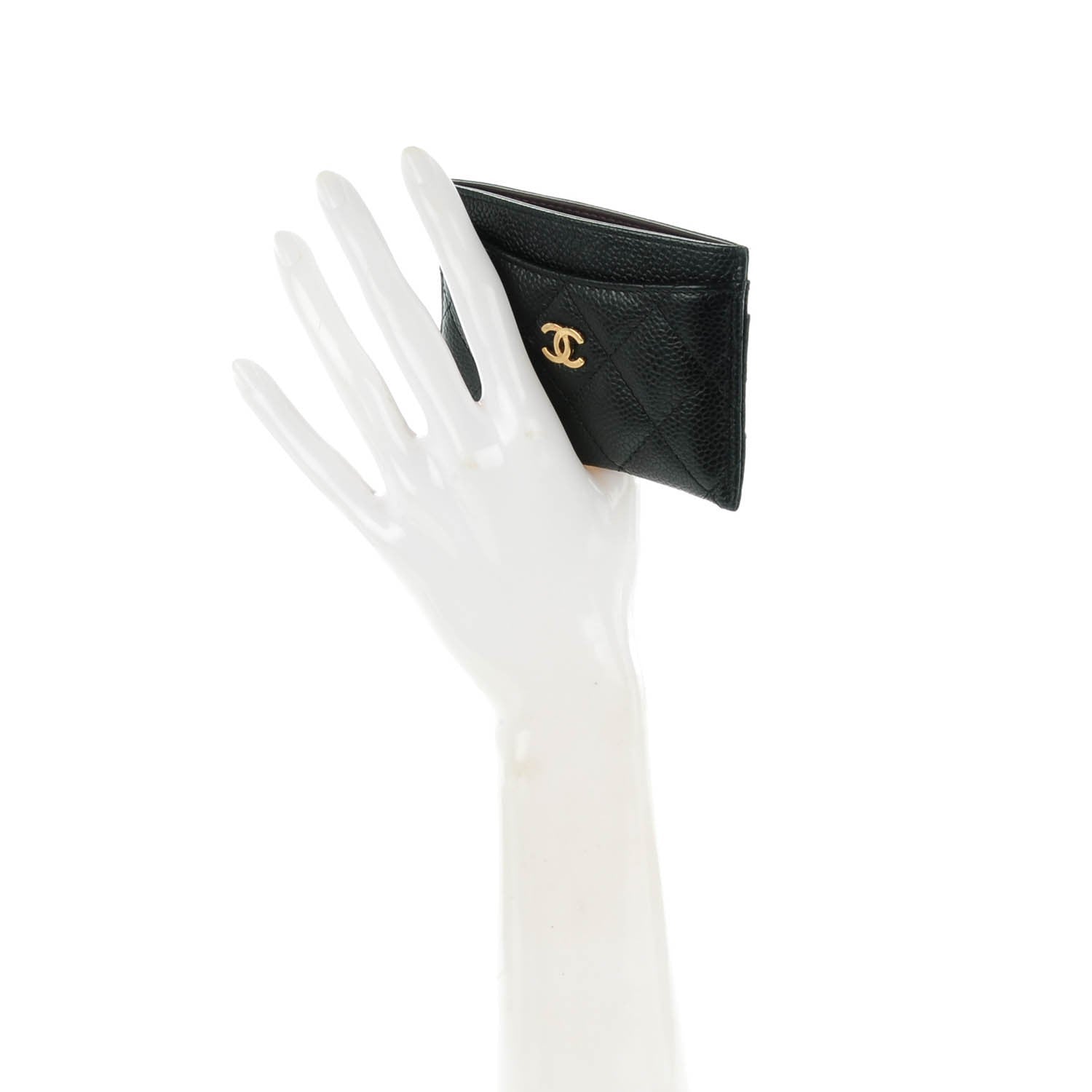 Chanel Caviar Quilted Card Holder Black 2 of 8
