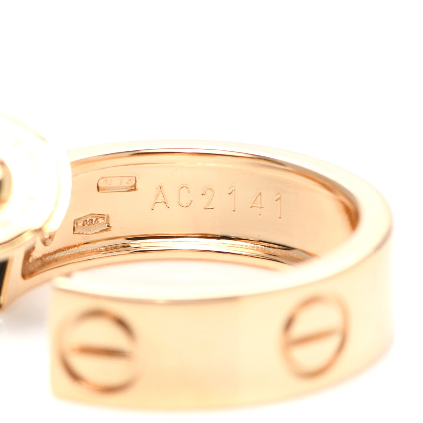 18K Yellow Gold 5.5mm LOVE Hoop Earrings
