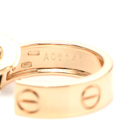 Cartier 18K Yellow Gold 5.5mm LOVE Hoop Earrings 4 of 6