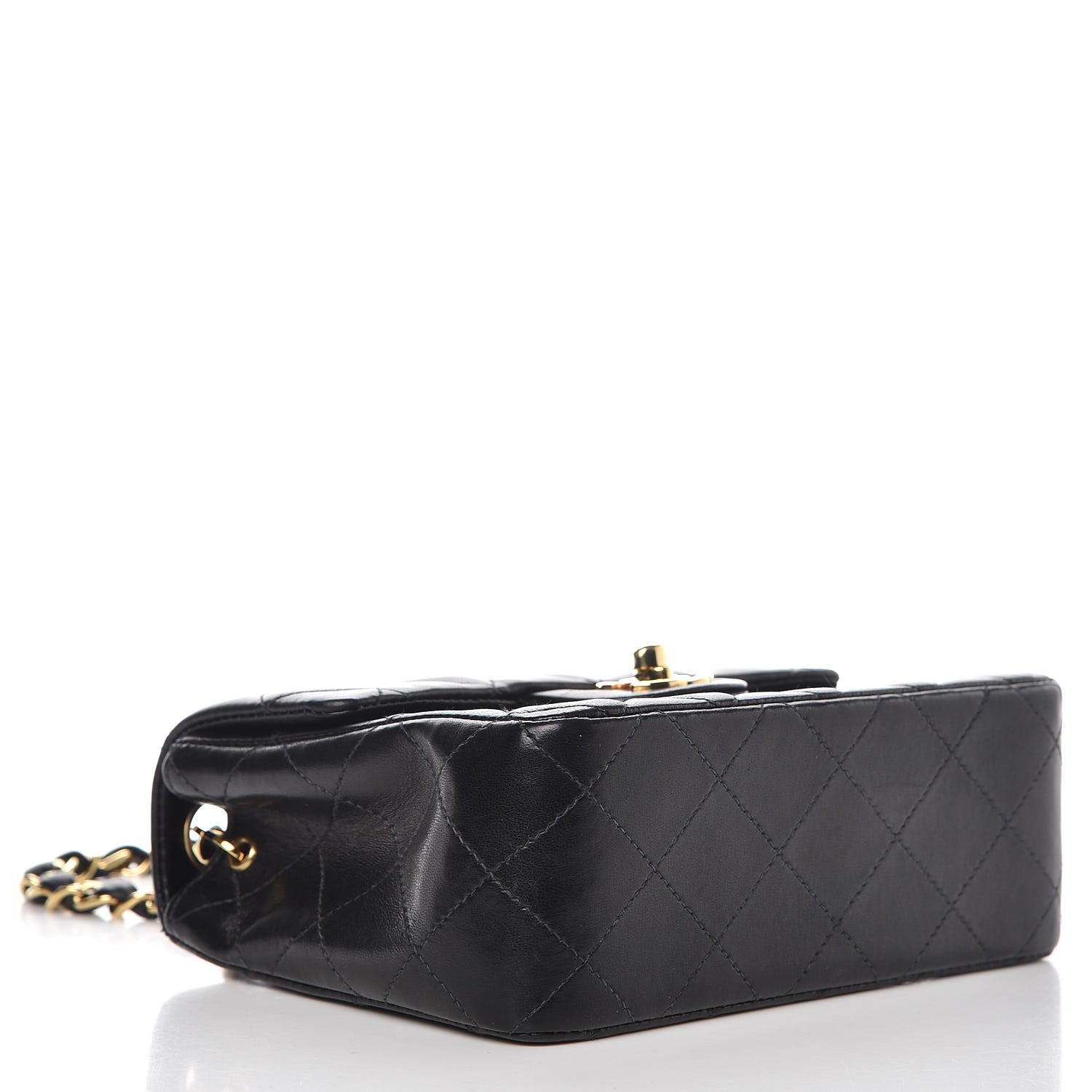 Chanel Lambskin Quilted Mini Square Flap Black 4 of 9