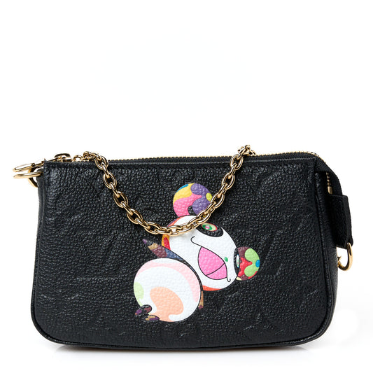 LV X TM Empreinte Monogram Mini Pochette Accessories Black Multicolor