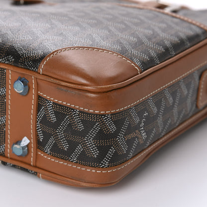 Goyard Goyardine Ambassade PM Briefcase Black Gold 7 of 13