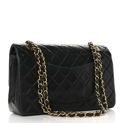 Chanel Lambskin Quilted Medium Double Flap Black 3 of 9