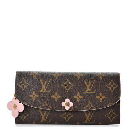 Louis Vuitton Monogram Bloom Flower Emilie Wallet 1 of 10