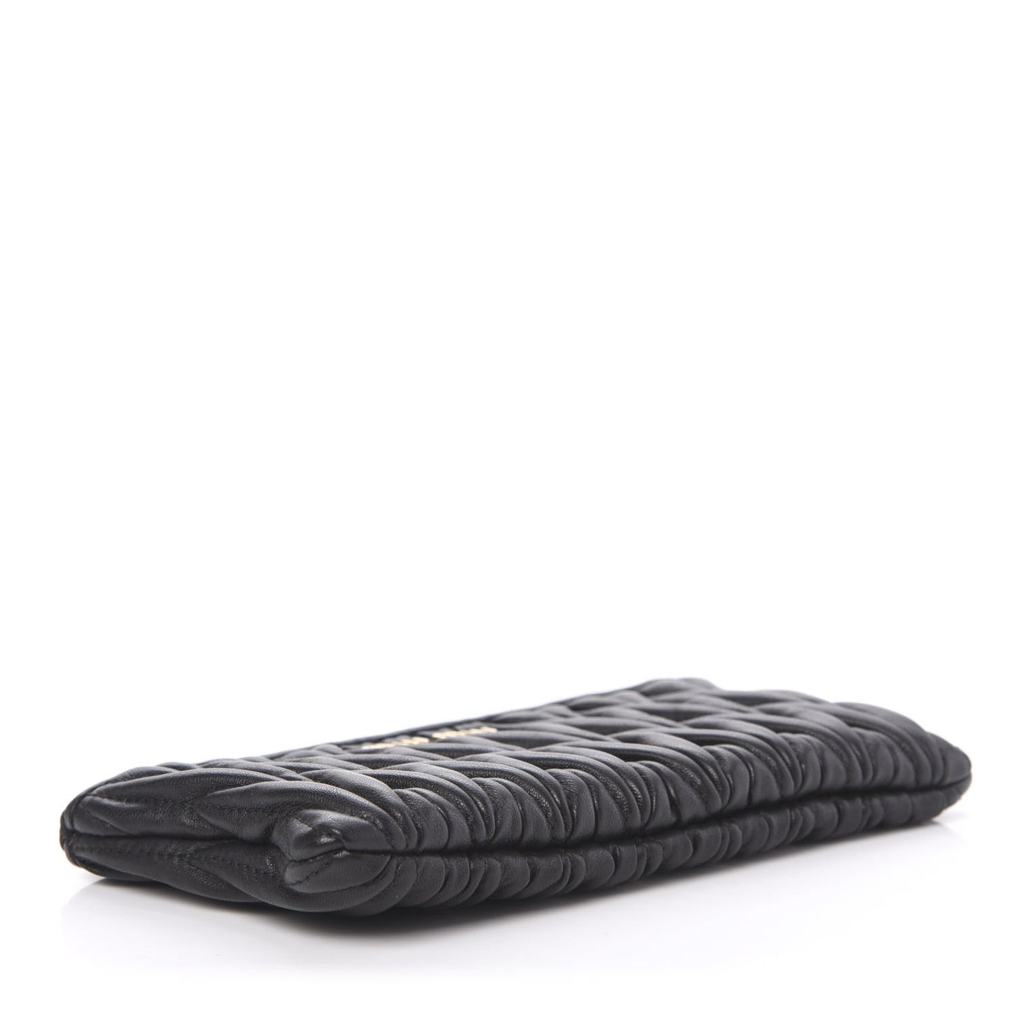 Nappa Matelasse Pouch Black