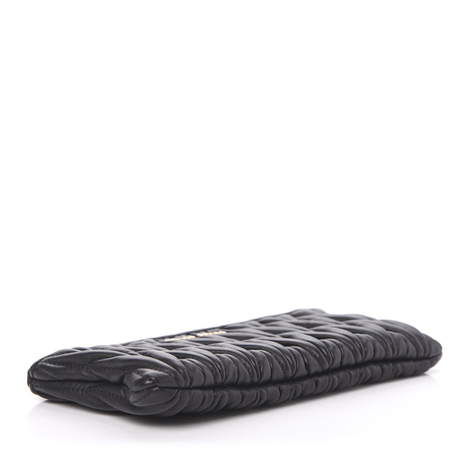 Miu Miu Nappa Matelasse Pouch Black 4 of 9